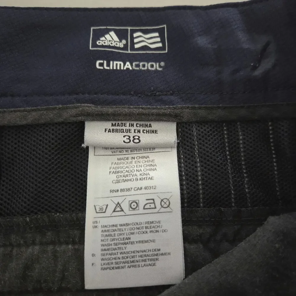 Adidas Climacool Navy Blue Golf Shorts Preppy Resortwear Athleisure Sz 38